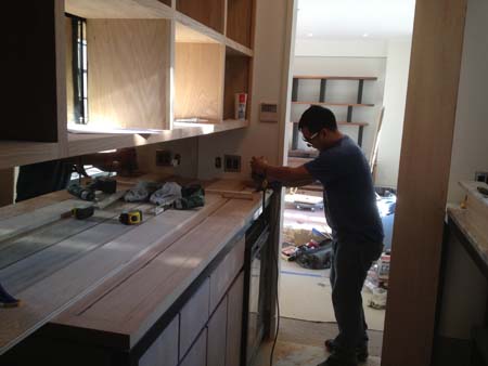 12 Manhattan oak Not stained