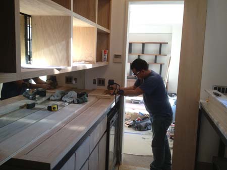 13 Manhattan oak Not stained